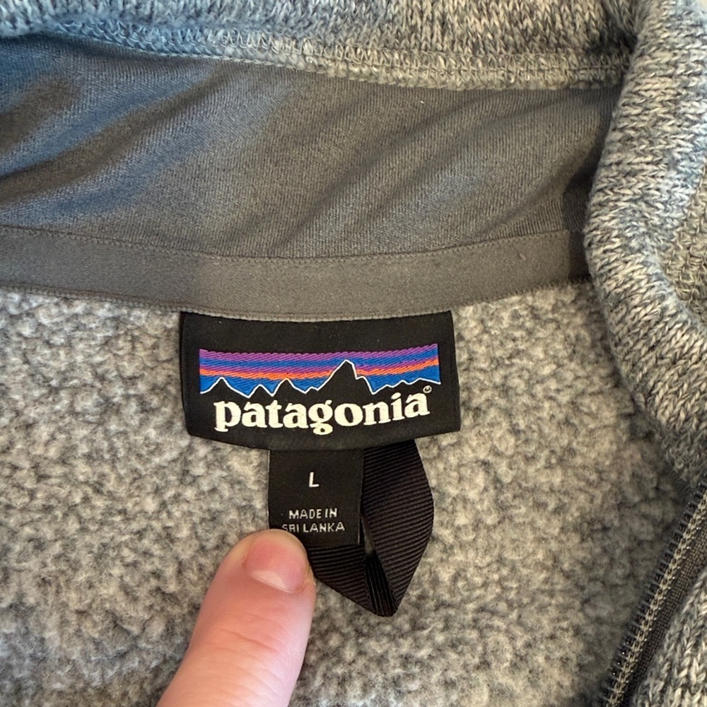 Patagonia Better Sweater Fleece Vest Gray Size Large - Picture 3 of 5
